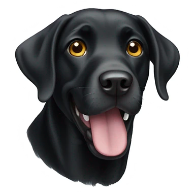Funny Black Labrador  sticker
