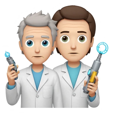 Rick y morty sticker