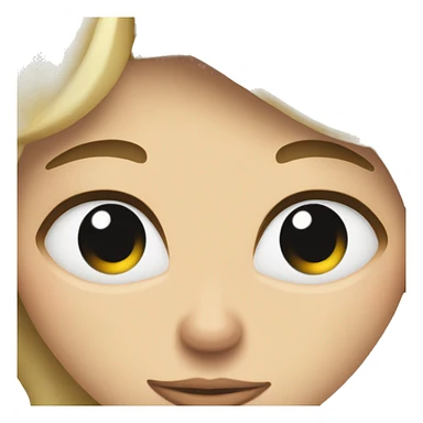 Blonde haired sleepy biy sticker