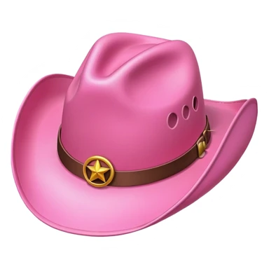 pink cowboy hat sticker