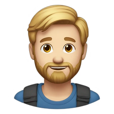 Linus Sebastian with Beard sticker