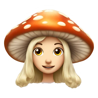 mushroom fairy  sticker