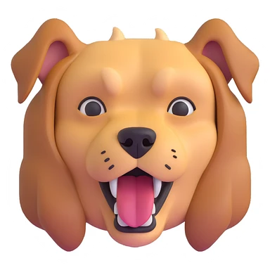 face eating a dog sticker