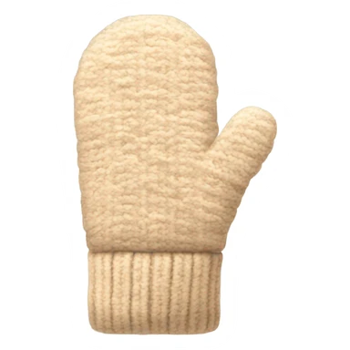 beige mittens sticker
