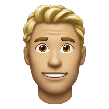 giga Chad super sharp jaw line  sticker