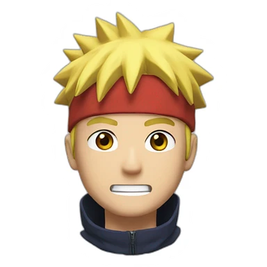 Naruto qui rigole sticker