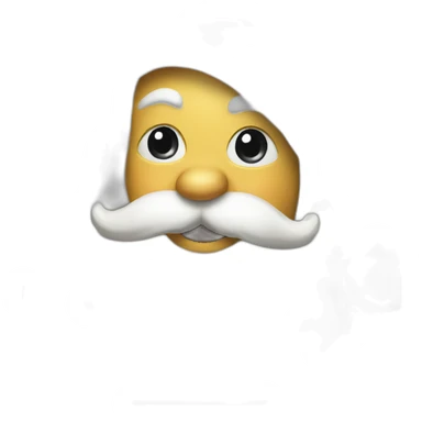 santa whit kiss sticker