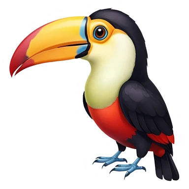 Confused toucan sticker