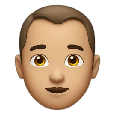 kiss on the forehead sticker