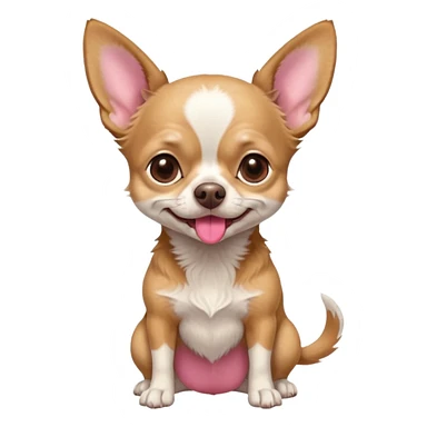 old chihuahua full body sticker