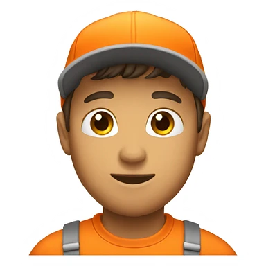 orange cap sticker
