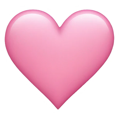 Plain Pink heart  sticker