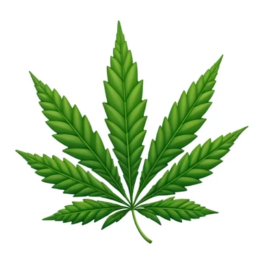 Sativa leaf sticker