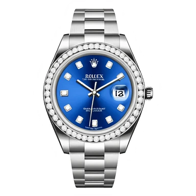 rolex wysadzany diamentami sticker