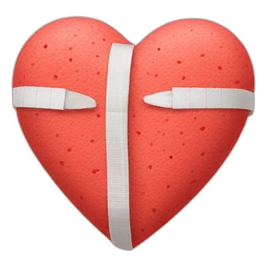 Heart bandages  sticker