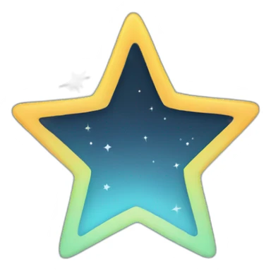 half a star sticker