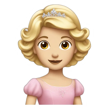 Little princess Di sticker