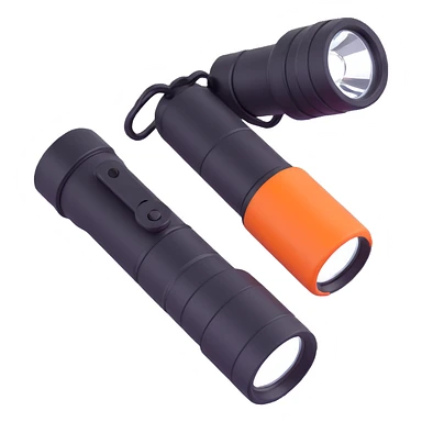 camping flashlight sticker
