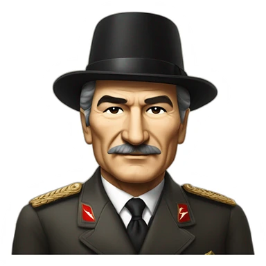 mustafa kemal ataturk father of turks sticker