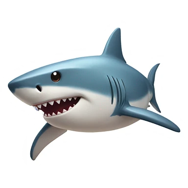 romantic shark sticker