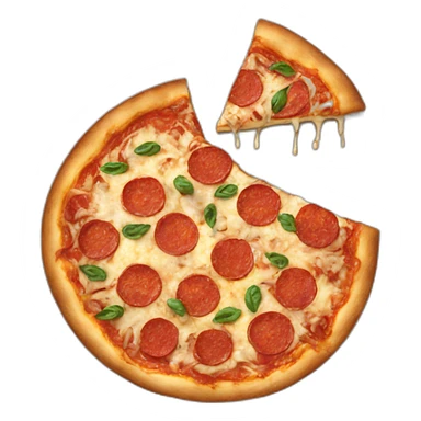 Man thing-pizza sticker