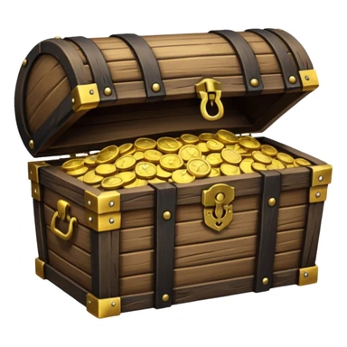 pirate chest sticker