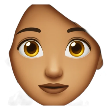 sweet brune gaze sticker