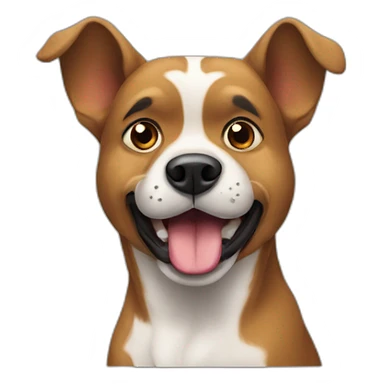 A biggle dog sticker