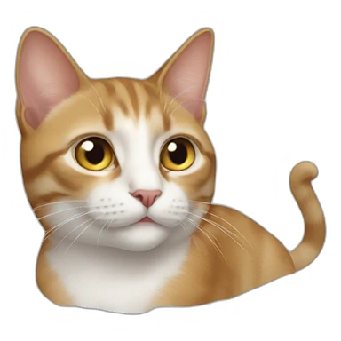 Elon Musk as a cat sticker