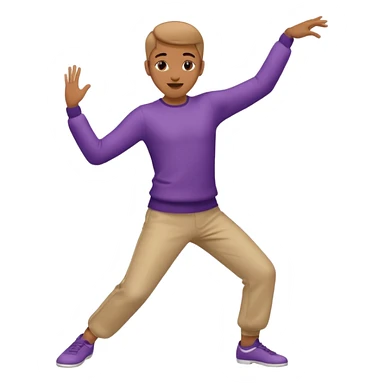 bailando en un fondo verde sticker