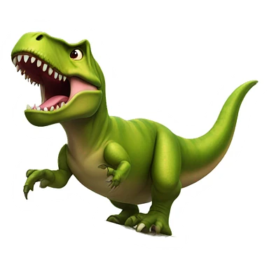 t-rex surfing sticker