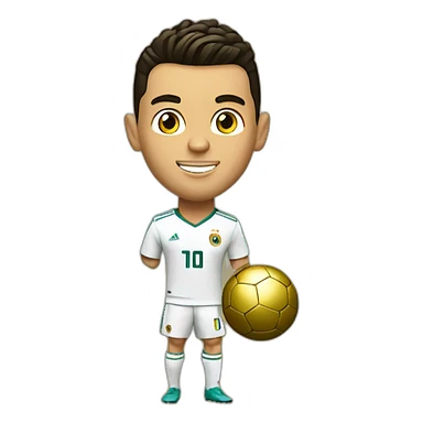 Cristiano Ronaldo ballon d'or sticker