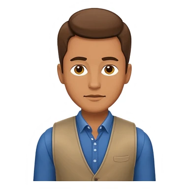 man in Vests sticker