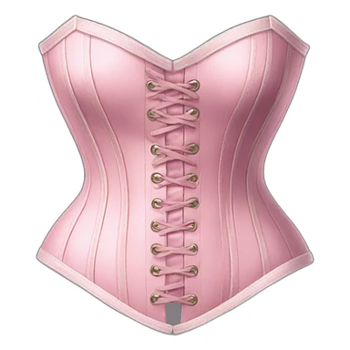 Vintage pink pastel corset sticker