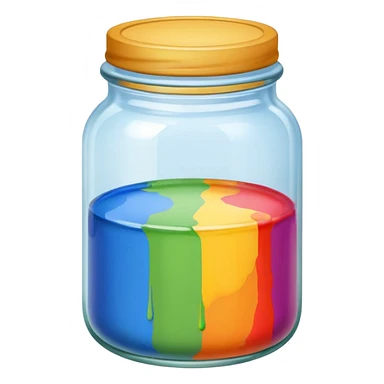 Paint Color Jar sticker