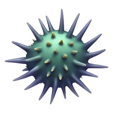 sea urchin pointy sticker