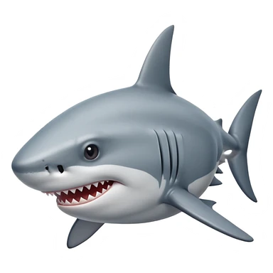 Shark with a low taper fade sticker