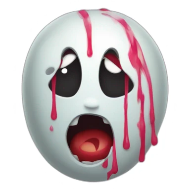 scary candy sticker