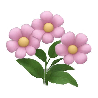 pink moon flowers sticker
