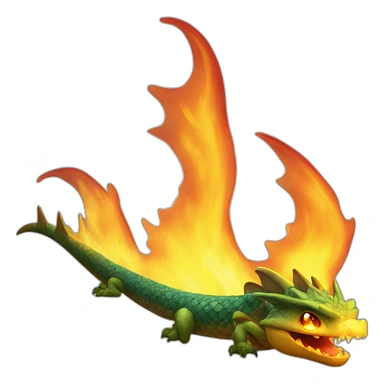 Dracaufeu shinny sticker