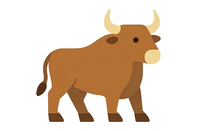 Bull sticker