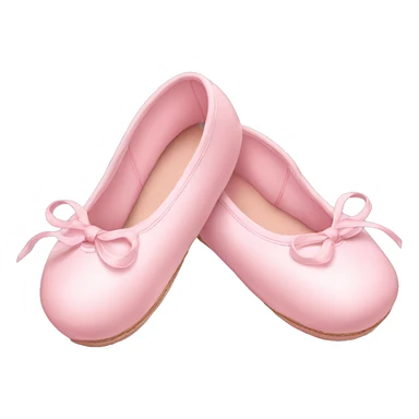 baby pink ballet shoes sticker