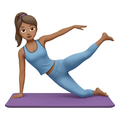 Mat pilates sticker
