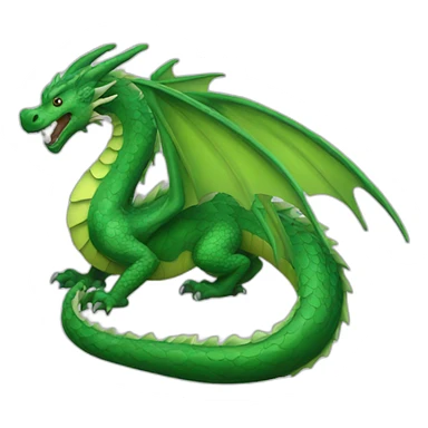 Green Wooden Dragon sticker
