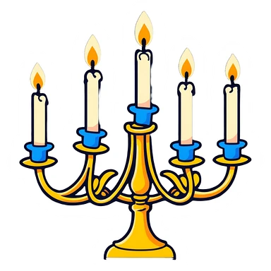 Lumiere the candelabra from Beauty and the Beast sticker