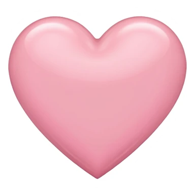 Light pink heart sticker