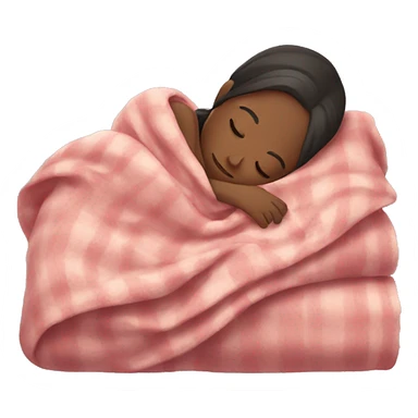 girl sleeping with a blanket  sticker