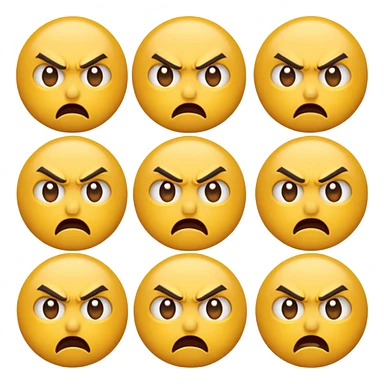 angry emojis sticker