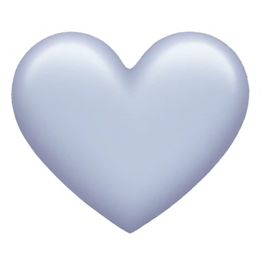 pastel dusty blue heart sticker