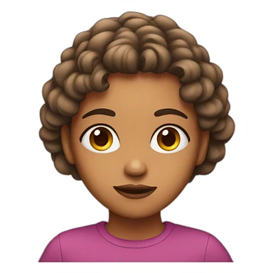 Insecure girl sticker